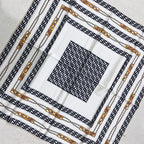 Fendi Twill Silk Chain Element Square Scarf for Women – product image 2
