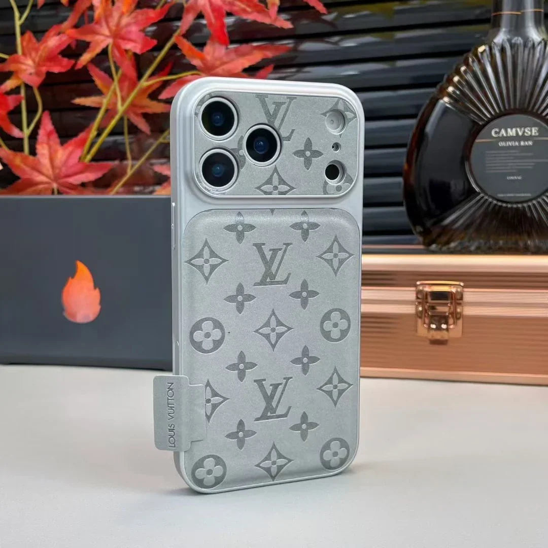 Louis Vuitton iPhone 17 Pro Max Case – Luxury Designer Leather Cover – Black