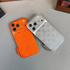 Louis Vuitton iPhone 17 Pro Max Case – Luxury Designer Leather Cover – Orange
