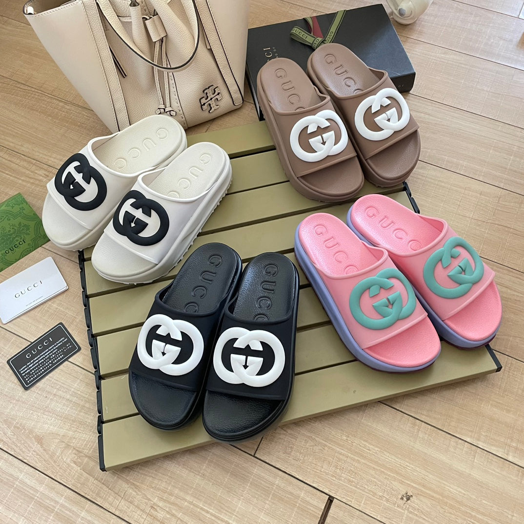 Gucci 4-Color Platform Slippers – slippers product image 9