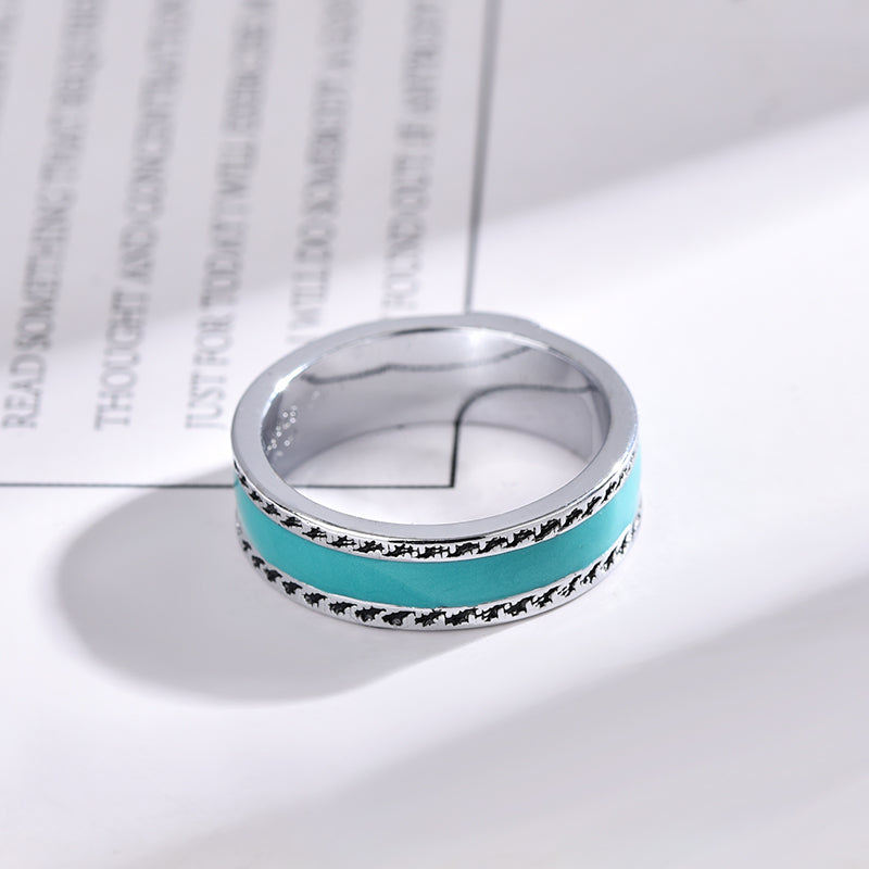 Gucci Blue Enamel Ring – Luxury Designer Jewelry – product image 4