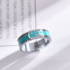 Gucci Blue Enamel Ring – Luxury Designer Jewelry – product image 5