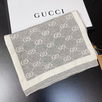 Gucci Cashmere All-match Double G Jacquard Scarf for Women – product image 10