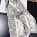 Gucci Cashmere All-match Double G Jacquard Scarf for Women – product image 11