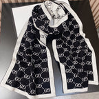Gucci Cashmere All-match Double G Jacquard Scarf for Women – product image 14