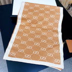 Gucci Cashmere All-match Double G Jacquard Scarf for Women – product image 6