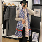 Gucci Cashmere Classic Full Logo Jacquard Warm Scarf Shawl for Women – product image 29