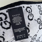 Gucci Cashmere Classic Reversible Jacquard Knit Scarf for Women – product image 9
