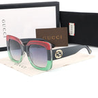 Gucci Classic Color Matching Square Sunglasses for Unisex – product image 1