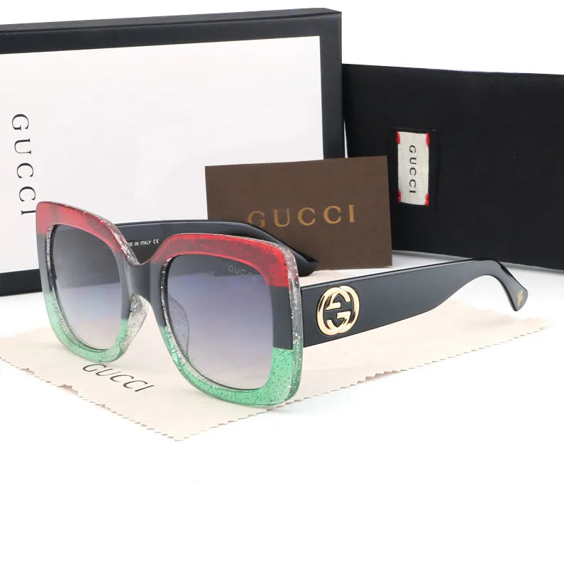Gucci Classic Color Matching Square Sunglasses for Unisex – product image 1