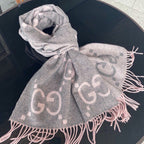 Gucci Classic Large Letter Jacquard Cashmere Scarf for Women – product image 13