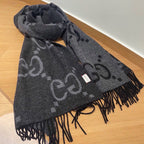 Gucci Classic Large Letter Jacquard Cashmere Scarf for Women – product image 20