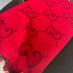Gucci Classic Large Letter Jacquard Cashmere Scarf for Women – product image 26