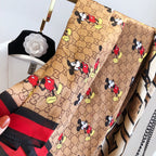 Gucci Classic Mickey Mouse Joint Silk Scarf for Women – product image 10