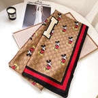 Gucci Classic Mickey Mouse Joint Silk Scarf for Women – product image 11