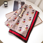 Gucci Classic Mickey Mouse Joint Silk Scarf for Women – product image 13