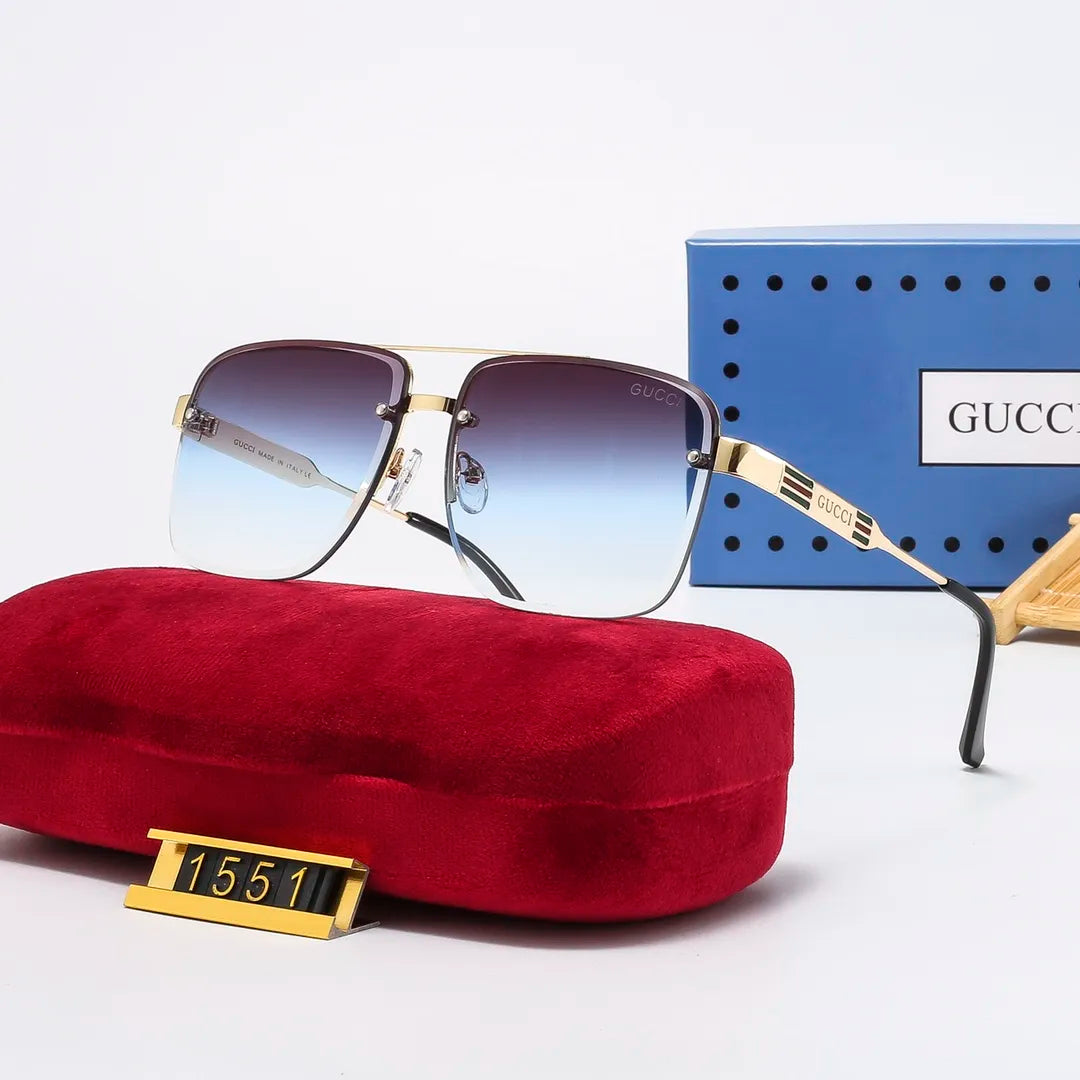 Gucci Classic Square Metal Frame Sunglasses for Unisex – product image 3