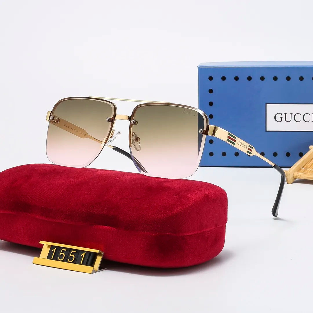 Gucci Classic Square Metal Frame Sunglasses for Unisex – product image 4