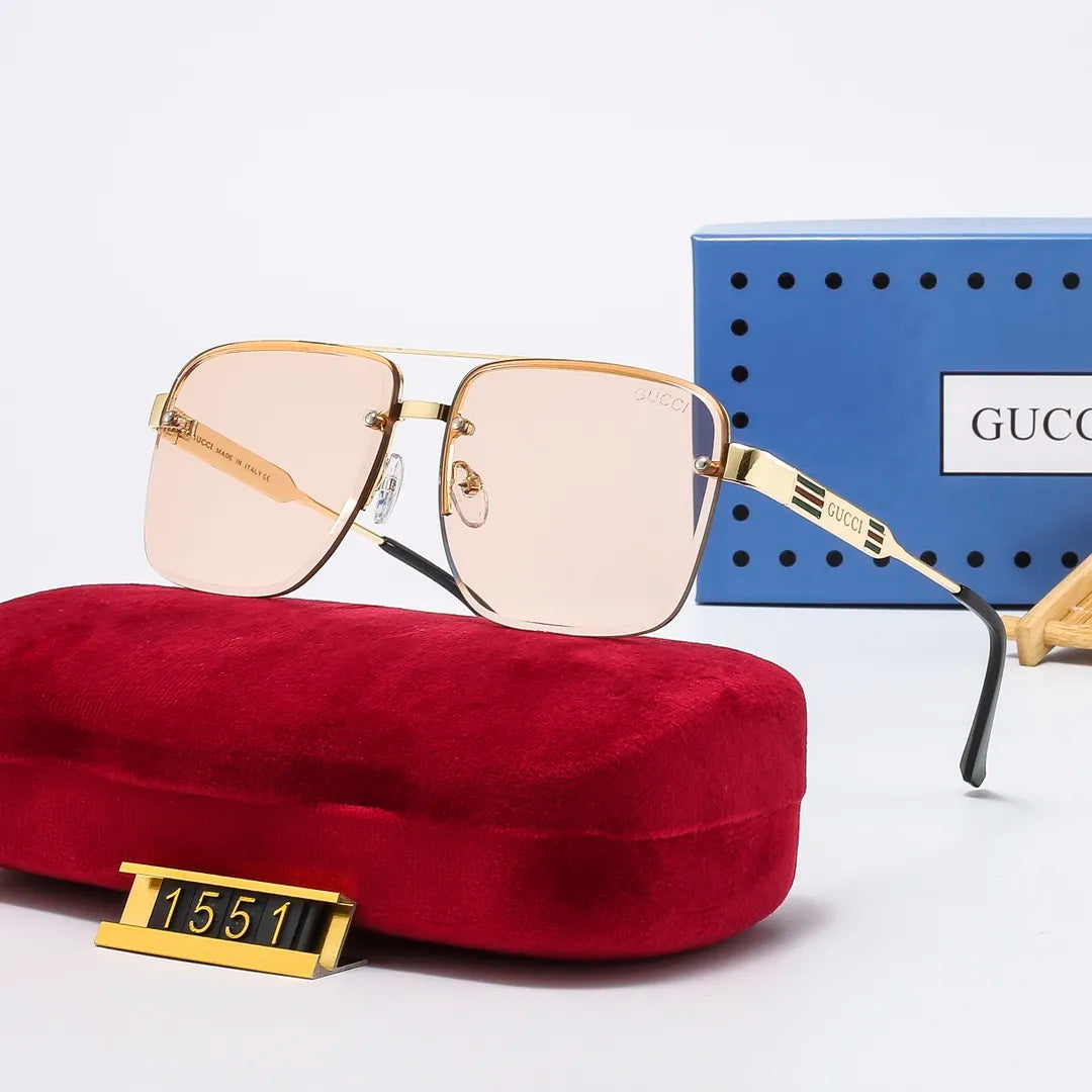 Gucci Classic Square Metal Frame Sunglasses for Unisex – product image 6