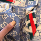 Gucci Color Block Logo Jacquard Cashmere Scarf for Women – product image 36