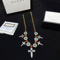 Gucci Colored Crystal Necklace – Luxury Designer Jewelry – product image 1