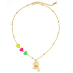 Gucci Colored Heart Rose Pendant Necklace – Luxury Designer Jewelry – product image 5