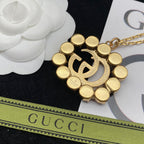 Gucci Colorful Crystal Alphabet Pendant Necklace – Luxury Designer Jewelry – product image 2
