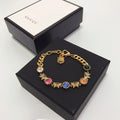 Gucci Colorful Crystal Butterfly Tiger Head Bracelet – Luxury Jewelry – product image 1