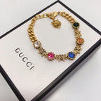 Gucci Colorful Crystal Butterfly Tiger Head Bracelet – Luxury Jewelry – product image 6