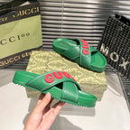 Gucci Couple Cross Strap Flats – slippers product image 11