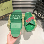 Gucci Couple Cross Strap Flats – slippers product image 12