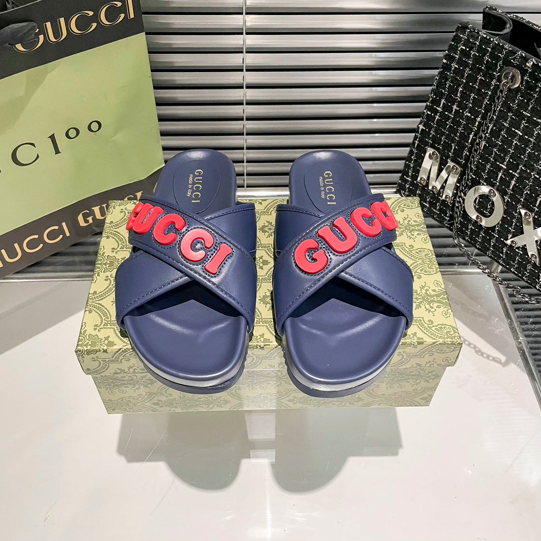 Gucci Couple Cross Strap Flats – slippers product image 4
