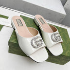 Gucci Crystal G Flat Slippers – slippers product image 14