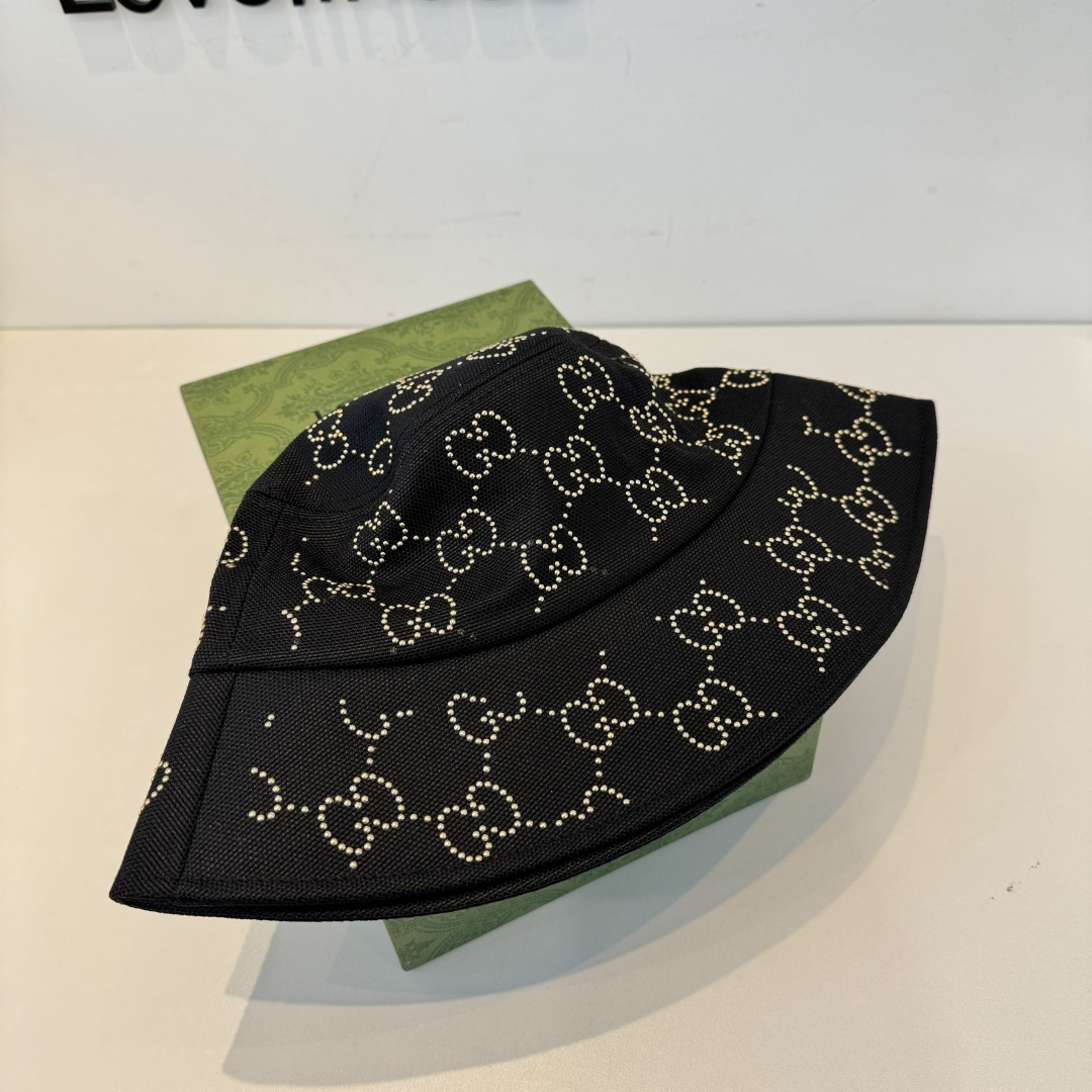 Gucci crystal GG bucket hat photo 3