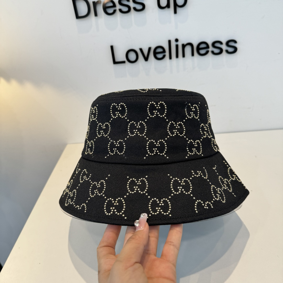Gucci crystal GG bucket hat photo 5
