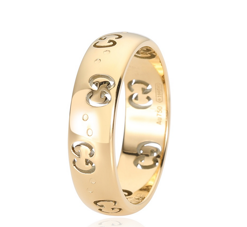 Gucci Cutout Curved Ring – Luxury Designer Jewelry – product image 2