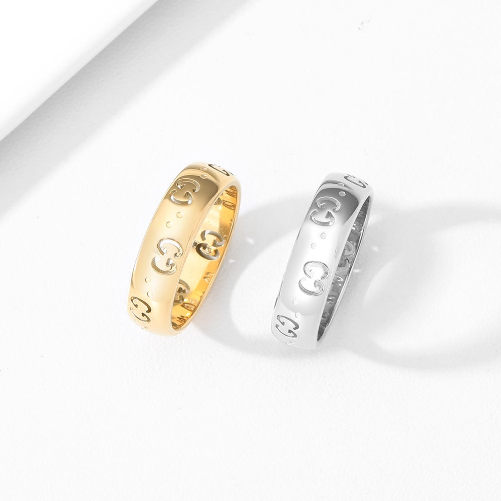 Gucci Cutout Curved Ring – Luxury Designer Jewelry – product image 9