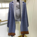 Gucci Denim Series Cotton Scarf Shawl for Women – product image 11