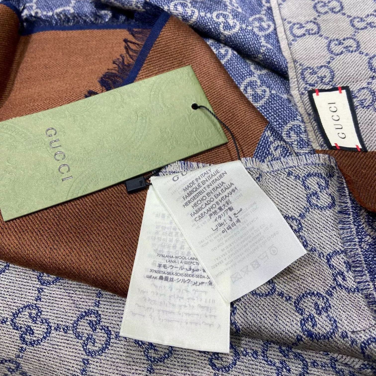 Gucci Denim Series Cotton Scarf Shawl for Women – product image 12