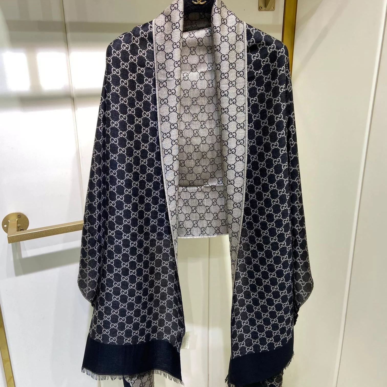 Gucci Denim Series Cotton Scarf Shawl for Women – product image 16