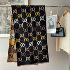 Gucci Double Faced Cashmere Skin-Friendly Scarf Shawl for Women – product image 1