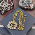 Gucci Double G Crystal Crystal Necklace – Luxury Designer Jewelry – product image 1