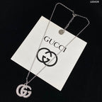 Gucci Double G Crystal-Set Necklace – Luxury Designer Jewelry – product image 1