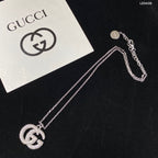 Gucci Double G Crystal-Set Necklace – Luxury Designer Jewelry – product image 2