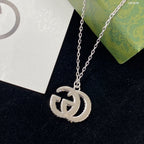 Gucci Double G Crystal-Set Necklace – Luxury Designer Jewelry – product image 4