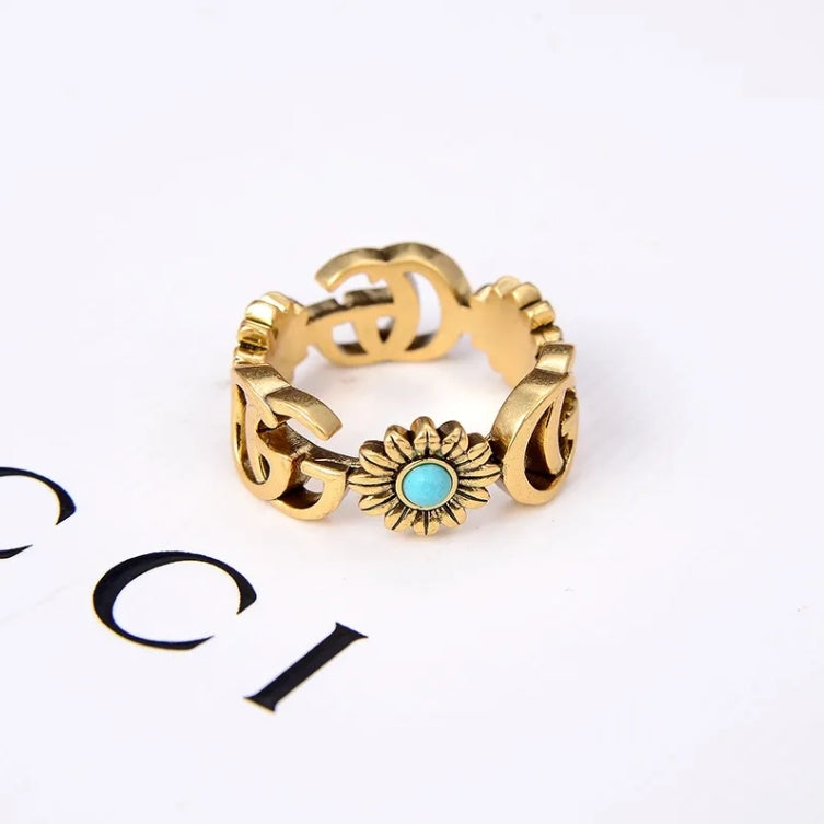 Gucci Double G Flower Ring – Luxury Designer Jewelry – product image 1