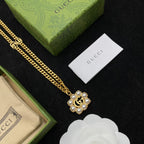 Gucci Double G Pearl Flower Necklace – Luxury Designer Jewelry – product image 2