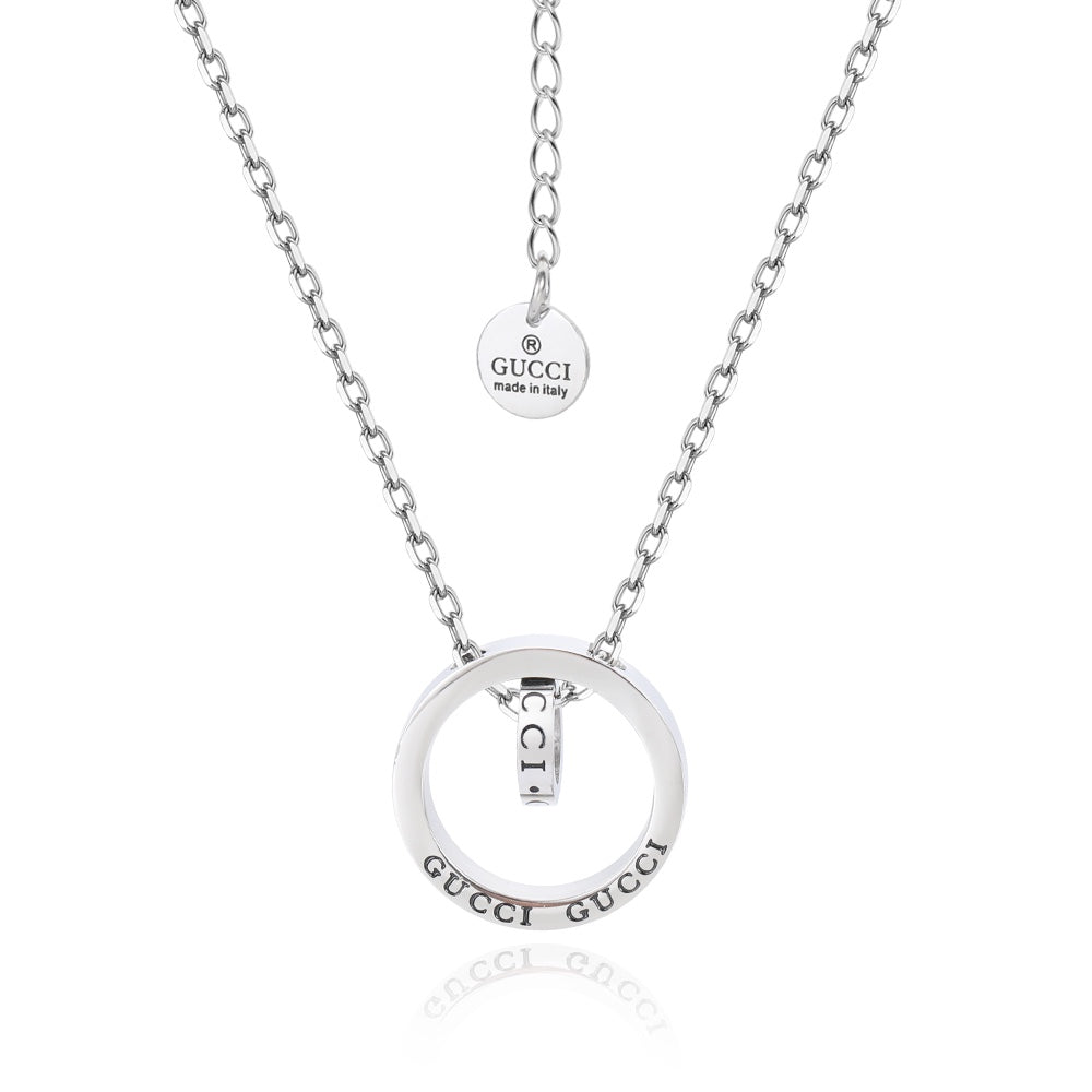 Gucci Double Ring Necklace – Luxury Designer Jewelry – product image 1