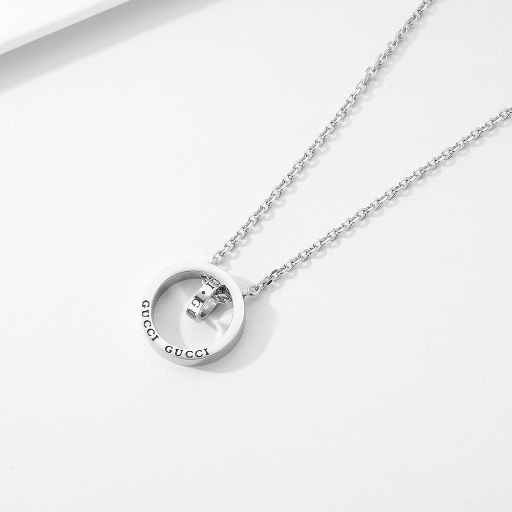 Gucci Double Ring Necklace – Luxury Designer Jewelry – product image 4