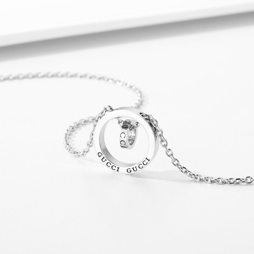 Gucci Double Ring Necklace – Luxury Designer Jewelry – product image 5
